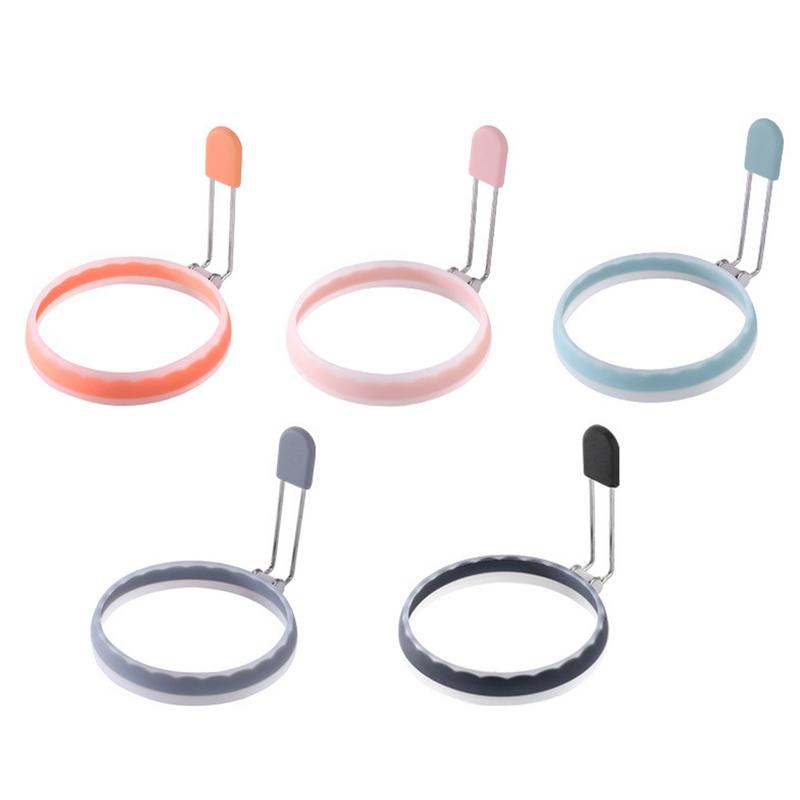 Silicone Egg Ring Silicone Egg Cooker Ring Nonstick Fried Egg Ring Molds Multi-function Portable Creative For Cooking DIY Tool
