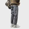Men's Khaki Stretch Casual Pants - 2024 Spring/Autumn High-End Cotton Loose-Fit Overalls.