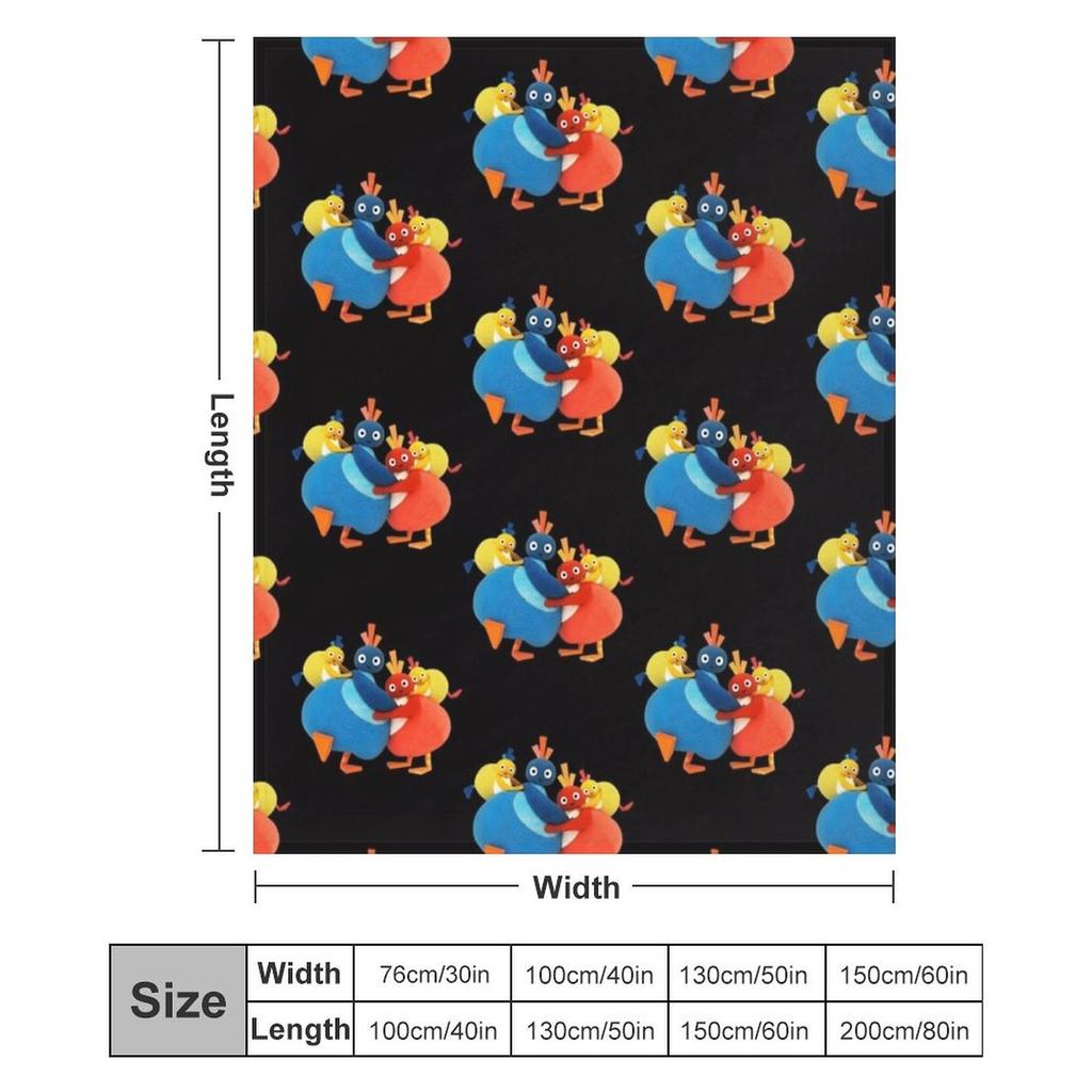 Twirlywoos Cute Characters Throw Blanket Weighted Luxury St Thermals For Travel warm winter Blankets