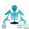 Blocuri de construcție schelet Craniu fantomă Mini figurine de acțiune Jucării Înalt 15.5cm