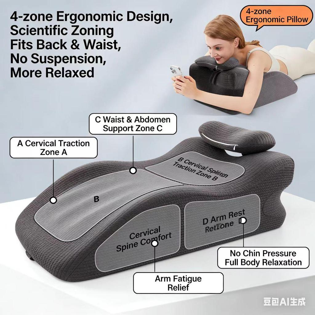 Cuscino per letto per peso corporeo elevato Cuscino sessuale per coppie Cuscino di supporto per protezione schiena e vita