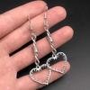 Jun'an Gothic Punk Iron Wire Dangling Earrings