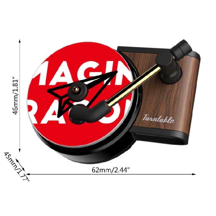 Record Player Air Vent Freshener Aromatherapy Vent Clip Easy Installation