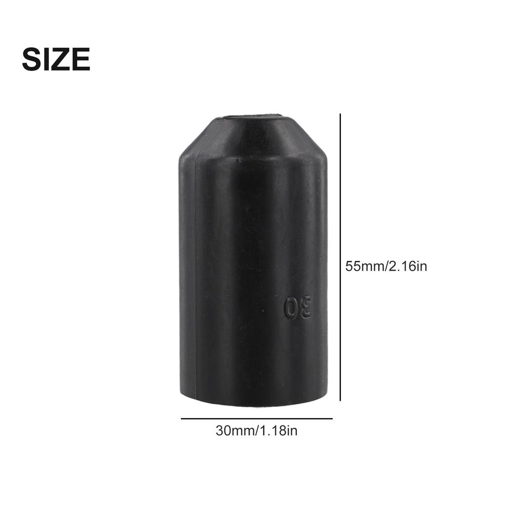 Heat Shrink Tubes Warm Shrink End Cap 10pcs 15KV/mm Polyolefin Waterproof For Typical Telecom For Power Cables