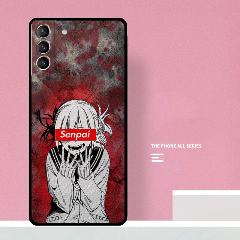 Sugoi Senpai Anime Phone Case For Samsung Galaxy S26 S25 S24 S20 S21 S22 S23 Ultra S10 Plus S25 FE Cover Coque