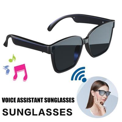 Bluetooth-compatible Smart Sunglasses with Open Ear Audio Voice Control Hands-Free Rechargeable UV-proof