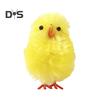 36 Pcs Easter Fur Chicks Mini Simulation Plush Chicks Small Colorful Fluffy Chicken Easter Basket Stuffer for Spring Home Garden Decor