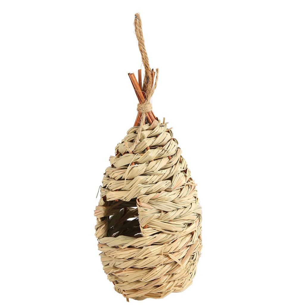 Grass Woven Bird Nest Natural Safe Hanging Hand Woven Hummingbird Nest for Indoor Outdoor
