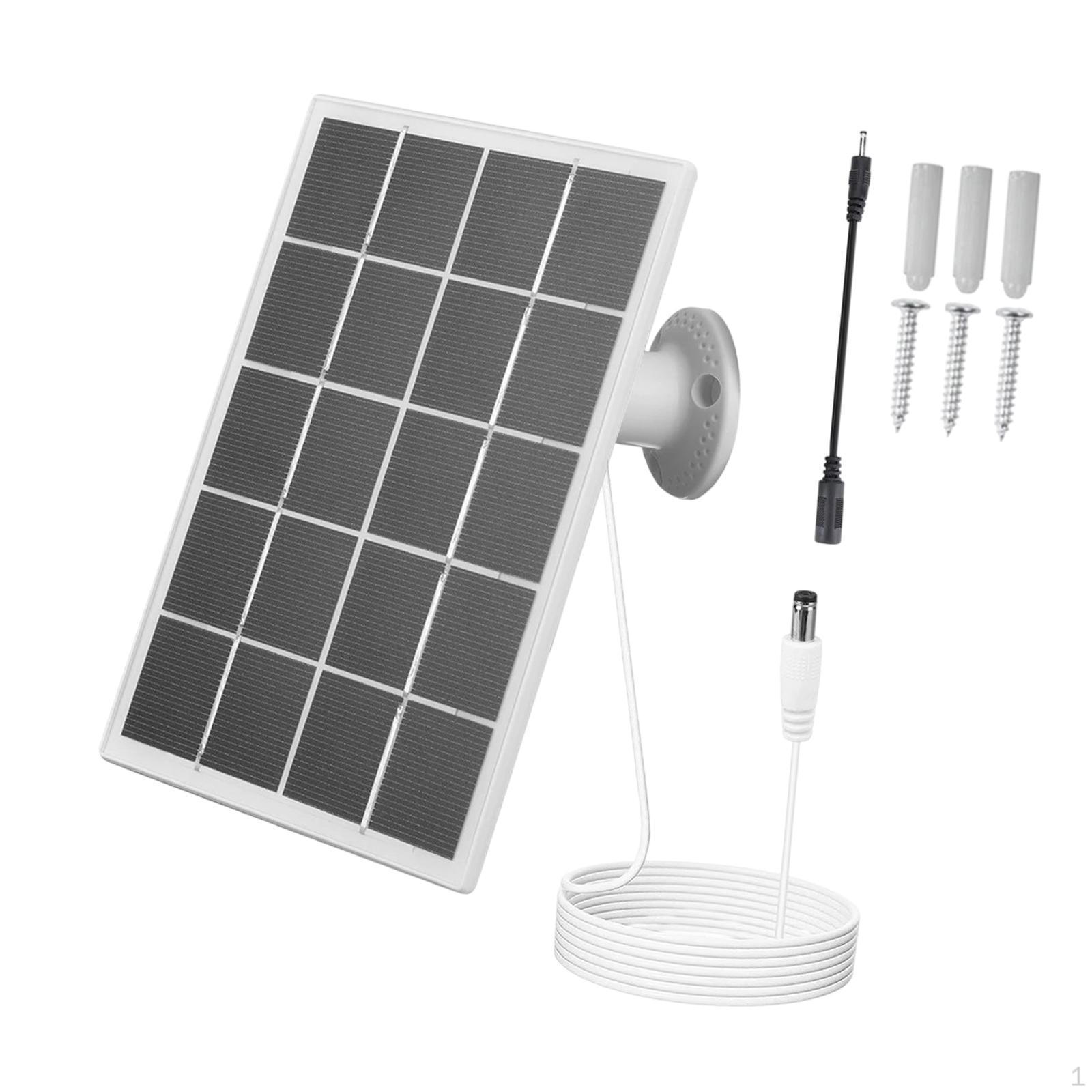 

3.3 Вт Солнечная панель Зарядное устройство Дверной звонок Зарядка Высокая эффективность Прочный Многофункциональный для наружного двора белый