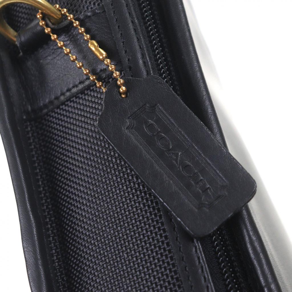 Tolle COACH Aktentasche 2-Wege Business-Tasche und PC-Tasche schwarzes Leder Herren 0539 Gebraucht