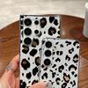 Leopard Print Pattern Clear Phone Case For Samsung Galaxy S26 S25 S24 S23 Ultra S22 Plus S25 FE A56 A36 A26 A55 A54 A15 PC Cover