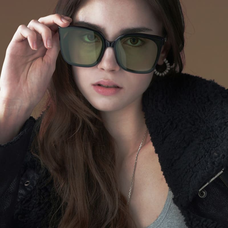 

RECLOW RECLOW Acetate E-SANG GREEN Sunglasses FREE