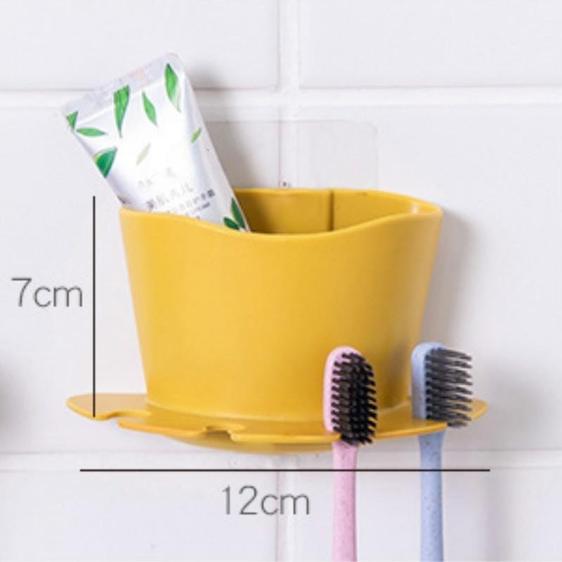 1PCS/Punch-free Razor Storage Rack Bathroom Wall Hanging Brushing Tooth Washing Toothbrush Holder Ra