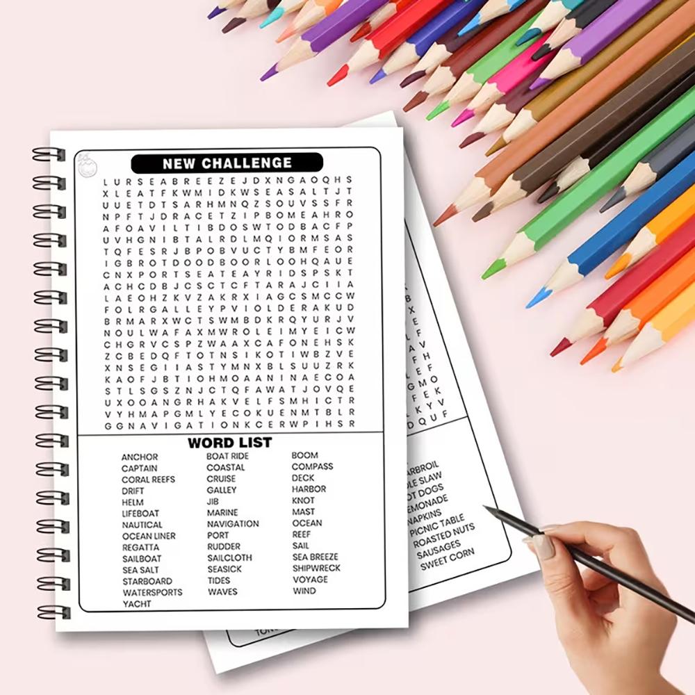 A4 Word Writing Book, Digital Coloring Book, is a great way to relax and entertain oneself