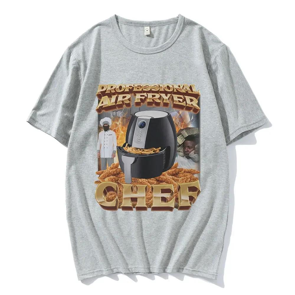 Fryer Chef Meme Graphic T-Shirt Women Fashion Hip Hop T-shirts Casual Women T Shirts Streetwear