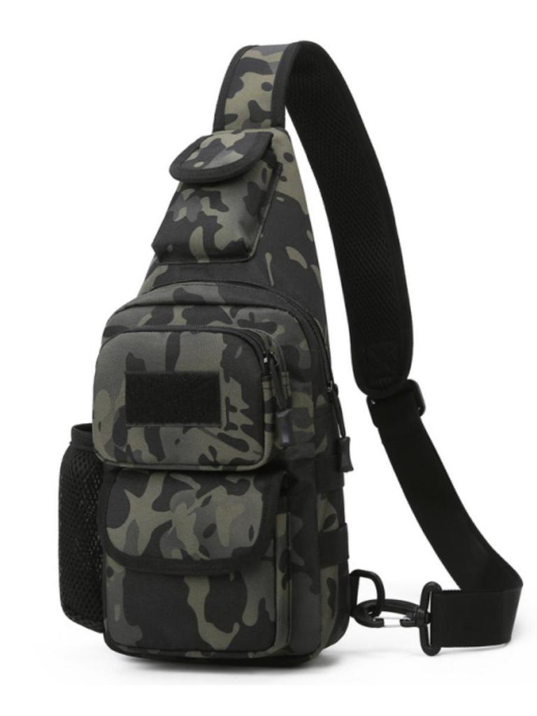 Outdoor Militärische Taktische Brusttasche, Multifunktionale Umhängetasche für Männer, Tagesrucksack mit großer Kapazität zum Bergsteigen