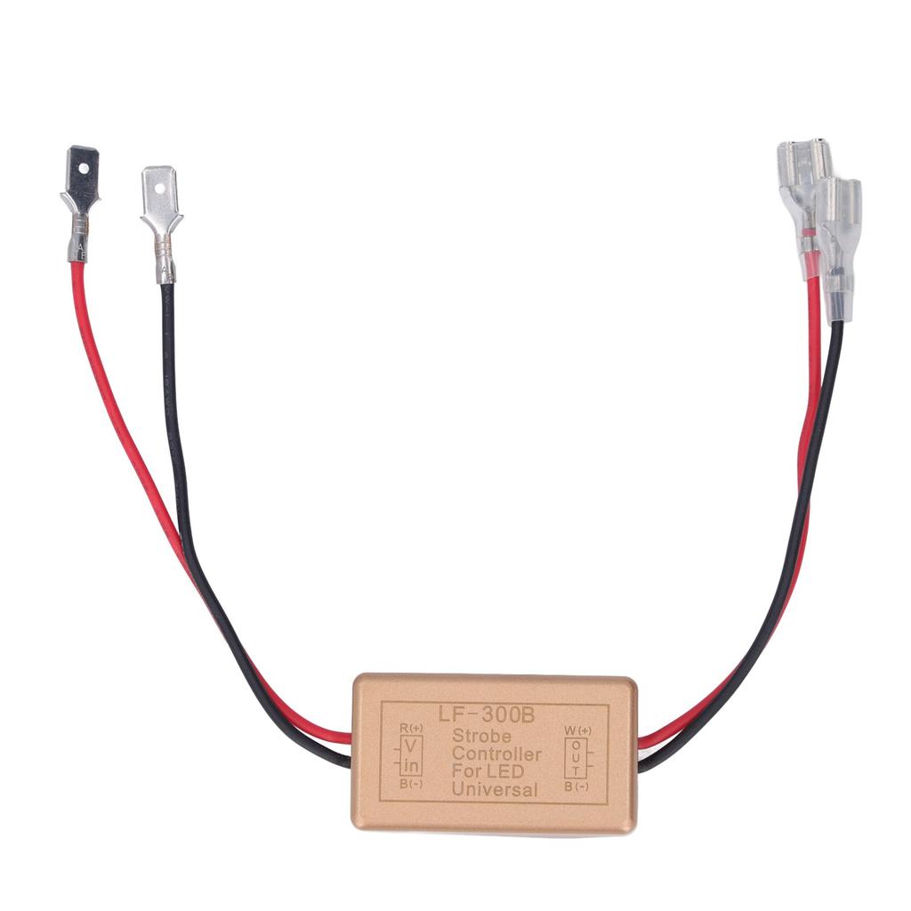 2PCS LED Strobe Controller Car Headlight Signal Light Control Flasher Module LF‑300B H1