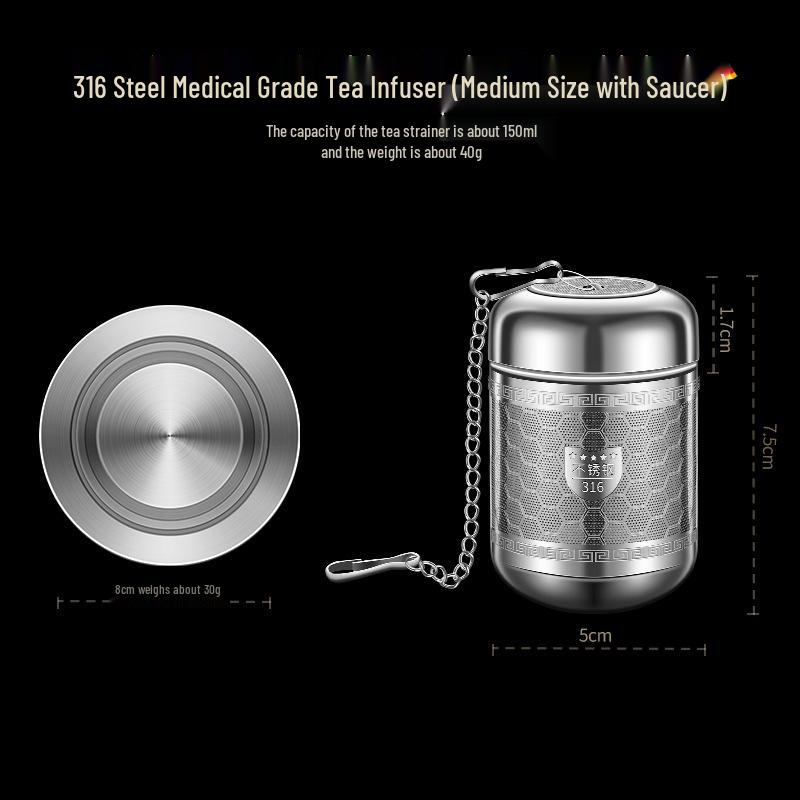 316 Stainless Steel Tea and Coffee Mesh Infuser Strainer