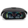 12V Auto 2-in-1 LCD-Anzeige Voltmeter + Wassertemperaturanzeige Mit 1/8 NPT Temperatursensor Wassertemperaturanzeige für Auto LKW