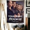 Custom Name THE ROOKIE TV SHOW Wall Tapestry Aesthetic Wall Hanging Printed Fabric Blanket Decorative Tapestries for Bedroom Living Room Home Decor