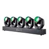180w 5-Head XY Rotating Stage Disco Light  DMX512 Sound Control RGBW Beam+Green Laser Colorful LED Party Bart Lamp