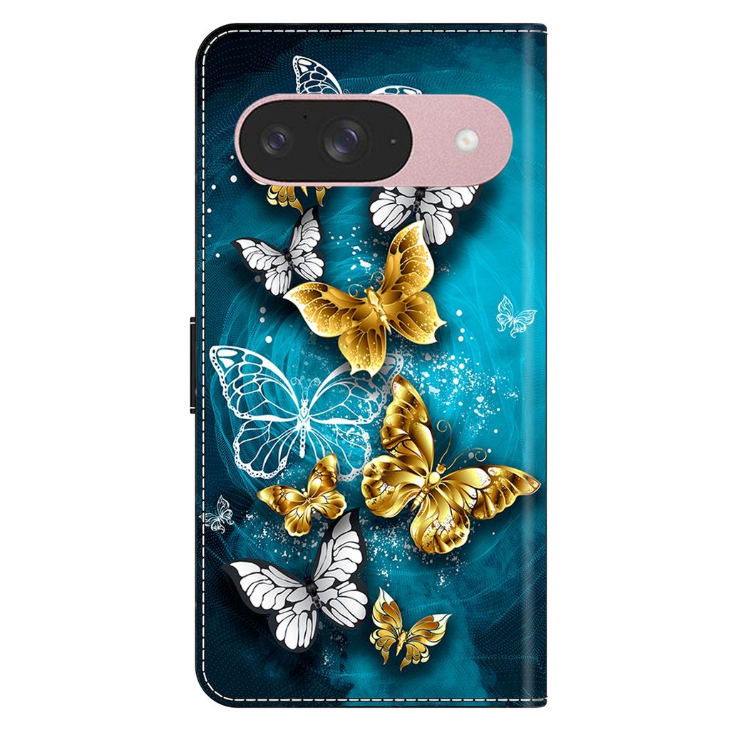 For Google Pixel 9 Pro/Pixel 9 Case Wallet Stand Pattern Printing PU Leather Flip Phone Cover