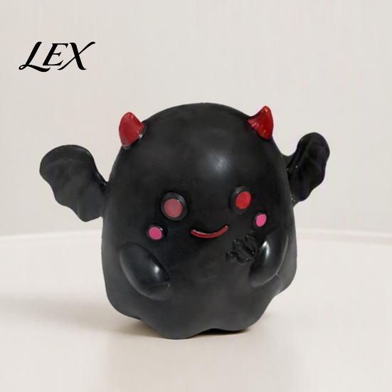 Ghost Desk Accessories Halloween Squeeze Toy, Angel Demon Stress Relief Party Favors Slow Rebound Ball Fidget Anxiety Toys