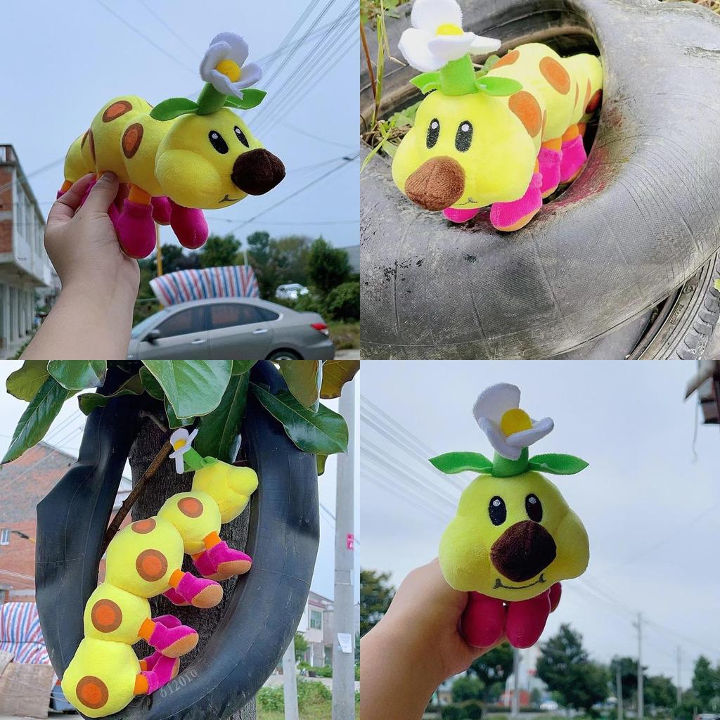 Aa Super Mario Caterpillar Plush Toy Animal Doll, Soft And Comfortable, Great Gift And Decoration, 28-30cm Height
