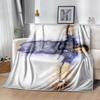 Football Player Action Blanket Soft Warm Cozy Great for Picnics Bed Seaside All-Season Use Warmthful Decor Gift for Travel Home Birthdays