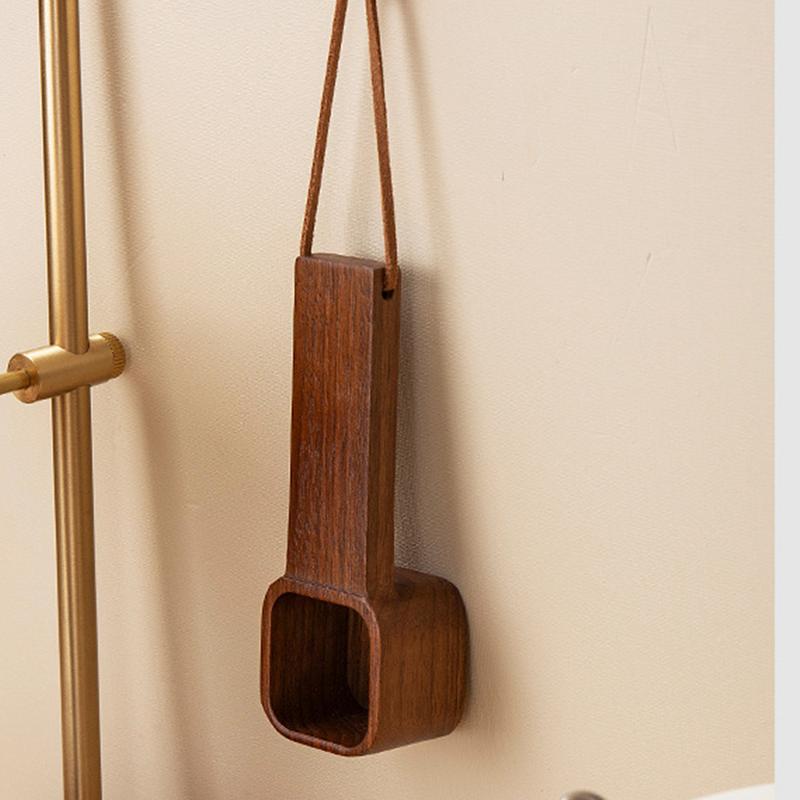 Coffee Scoop Wooden Coffee Measuring Scoop Tablespoon Wooden Scoops for Canisters Soup Cooking Mixing Stirrer for Tea Flour