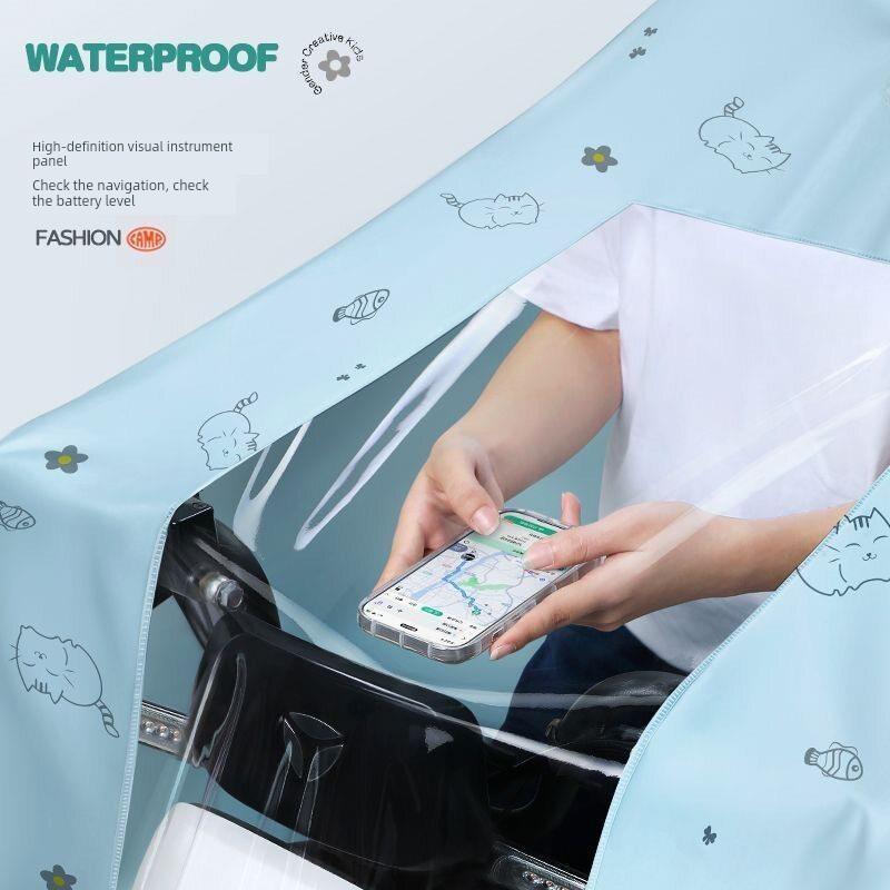 Raincoat for Electric Vehicles, Special Raincoat for Electric Motorcycles, Women's Oversized and Thickened Full-Body Raincoat, New Style Rain Poncho