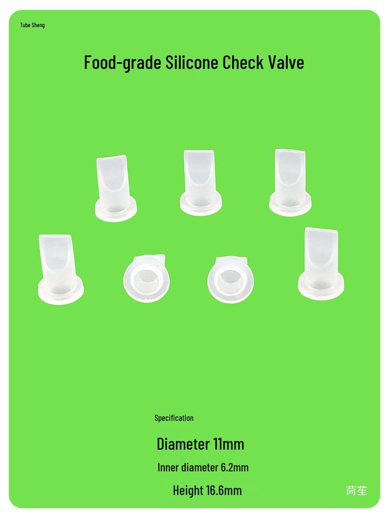 Silicone Duckbill One-Way Check Valve and Backflow Preventer