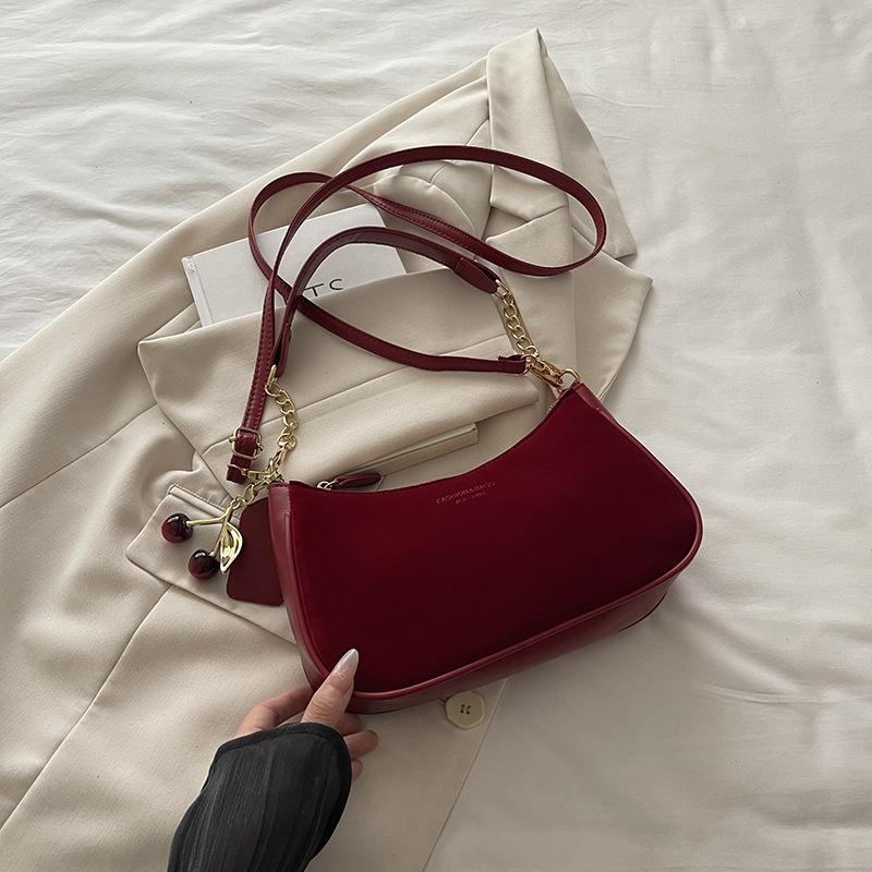 Women S Small Suede Crossbody Bag Simple Fashion Shoulder Purse