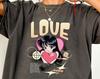 Kawaii Anime Girl Oversized T-Shirt, Romantic Manga Style