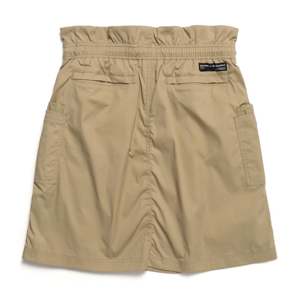 NATIONALGEOGRAPHIC N241Wsk040 Women'S Timber Short Cargo Skirt Camel