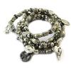 Les Trésors De Lily [F3367] - Silver 'Cunegonde' Designer Bracelet