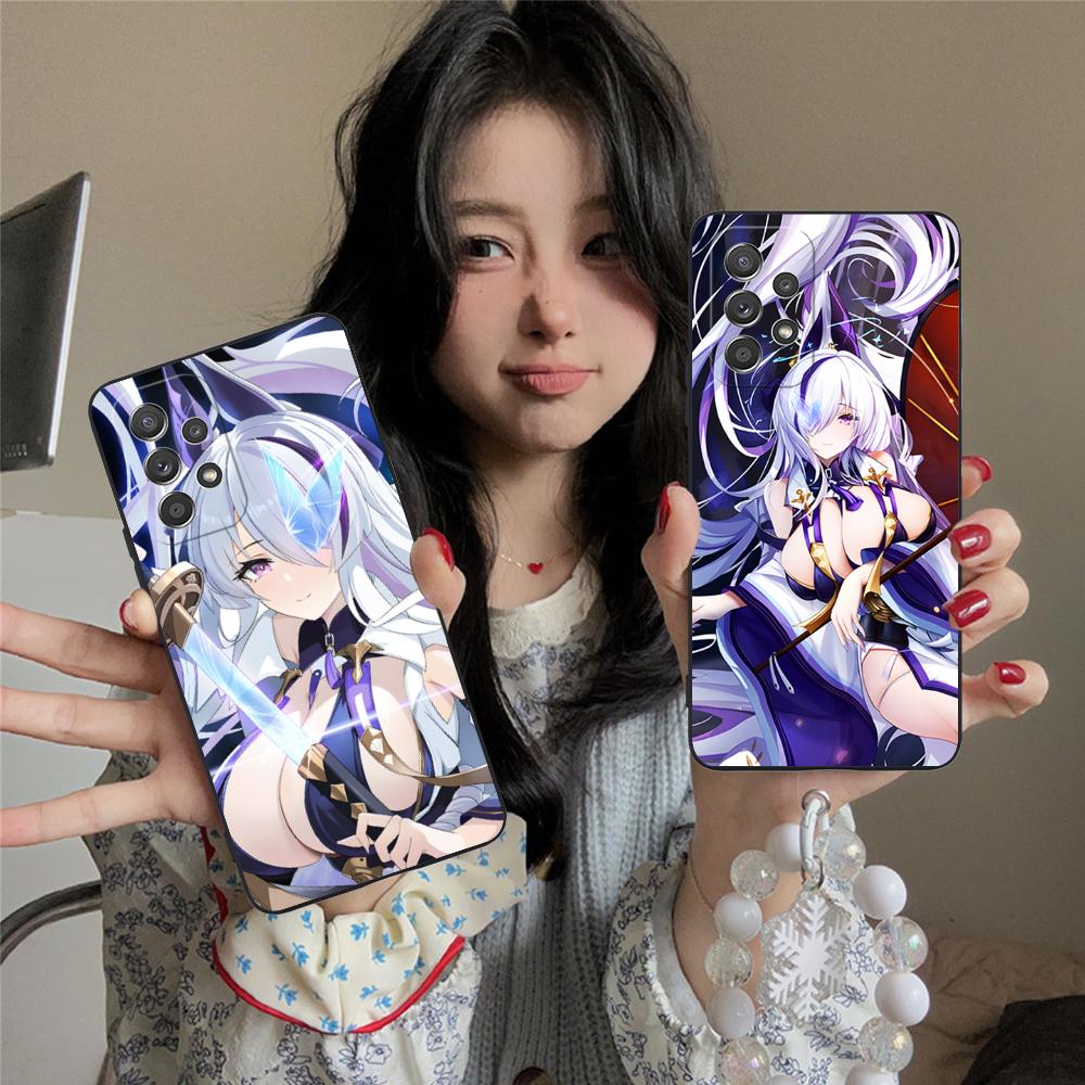 Azur Lane Unzen Matte TPU Mobile Phone Case for Samsung Galaxy M55 54 42 35 34 33 32 23 22 15 14 13 12 F55 5G Colorful Cover