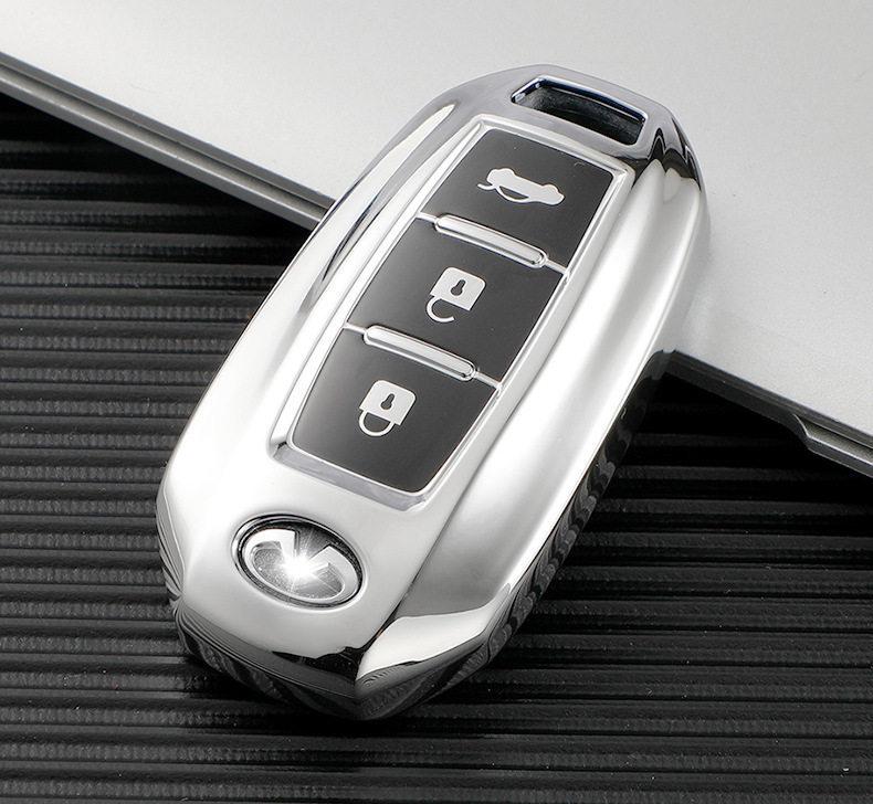 Soft Rubber Car Key Cover for 2020 Infiniti QX50 & QX60