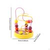 Bead Maze Game Motor Development Activity Circle Toy for Kids