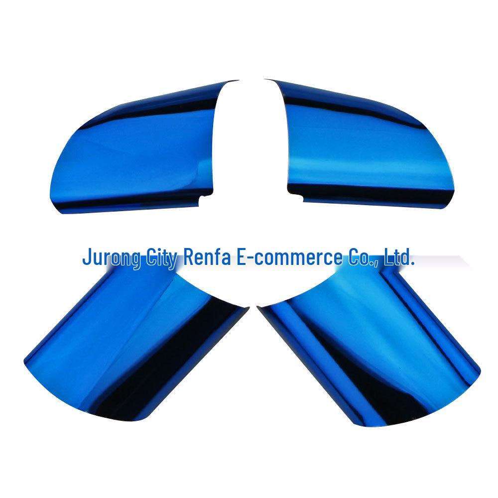 Ultra-Thin Stainless Steel Steering Wheel Decals for Ford Focus Interior Modification