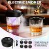 Electric Whiskey Smoker Set, Rechargeable Cocktail Smoker, 6 Wood Chips, No Butane Required, Great Christmas/Birthday Gift For Men, , Husband