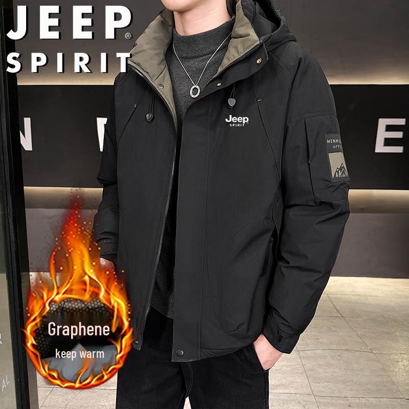 

JEEP SPIRIT Men s Hooded Padded Jacket 4XL