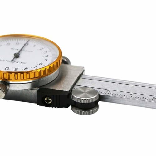 Dial Caliper 0-150mm 0.02mm High Precision Industrial Stainless Steel Vernier Caliper Impact Resistant Weighing and Measuring Tool
