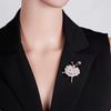 Tanz Ballett Brosche für Damen Rhythmische Sportgymnastik Glitzernder Kristall Zirkon Pins Hochzeitskleid Schmuck