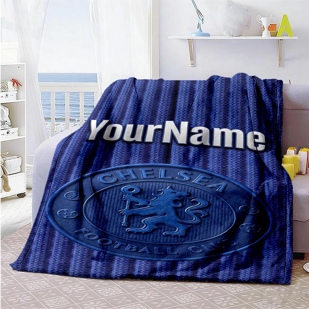 Chelsea Personalized Name Blanket Cozy Personalized Blanket Soft Warm Cozy for Bed Office Chair Sofa Livingroom Four Seasons Universal