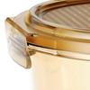 LOCK&LOCK Amber Round Heat-Resistant Glass Food Container