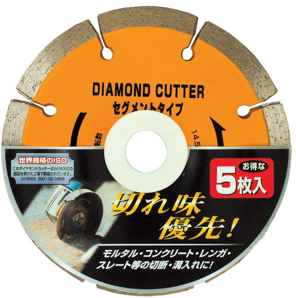 

Ichinen Access RELIEF Diamond Segment Type Cutter, 105mm, 5-Piece Set, 29420, (Orange)