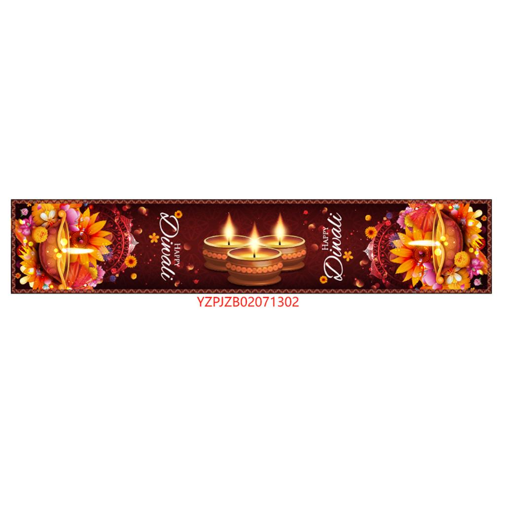 Diwali Theme Party Decoration Tablecloth Table Flag
