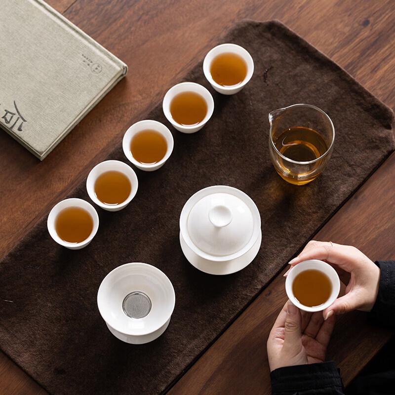 Dehua White Porcelain Gongfu Tea Set