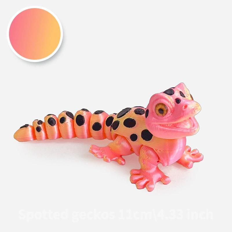 Multi-joint Movable 3D Printed Animals Mini Cute Sensory Toy Funny Home Accessories Kids Gift